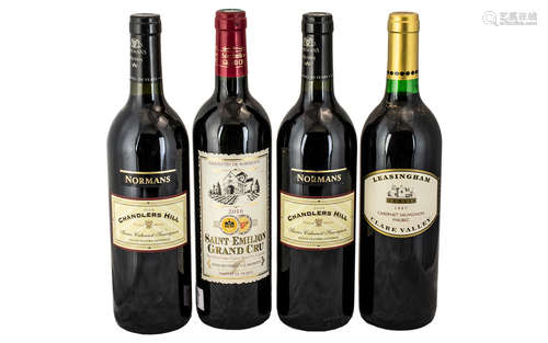 Collection of Excellent Vintage Red Wines ( 4 ) In Total. Co...