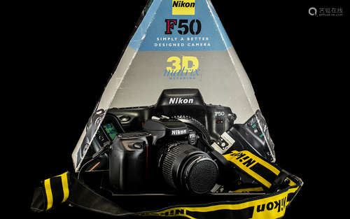 Nikon F50 Camera 3D Matrix Metering, Complete With Box And I...