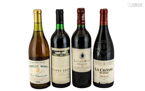 Excellent Collection of Vintage Wines ( 4 ) Bottles In Total...