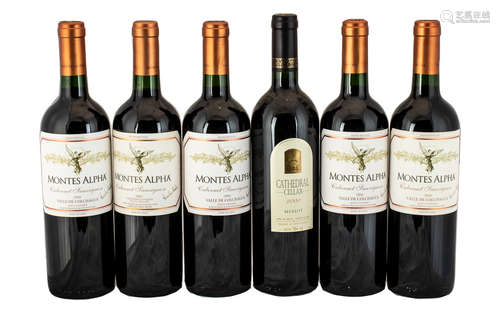 Montes Alpha 2006 Excellent Collection of Vintage Cabernet S...