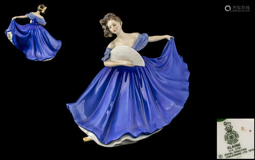 Royal Doulton Figure 'Elaine' No. HN 2791. She measures 8'' ...