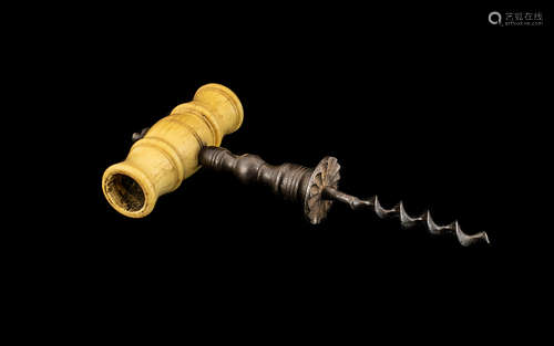 Early Ivory Victorian Cork Screw spike undamaged, ivory has ...