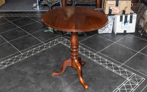 Antique Tilt Top Dark Oak Table, measures 29'' (74 cm) high ...