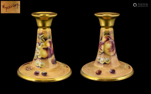 Royal Worcester - Ex Artist Brian Cox Hand Painted and Signe...