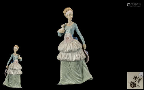 Nao by Lladro Tall and Impressive Hand Painted Figurine ' El...