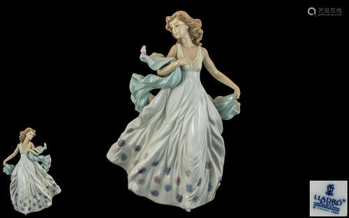 Lladro - Tall and Impressive Hand Painted Porcelain Figure '...