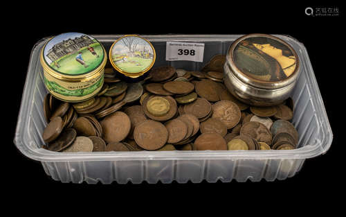 Large Collection of Old Copper Pennies, Victorian, Edwardian...