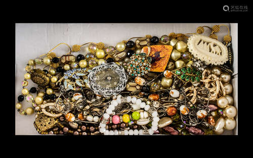 A Collection of Quality Costume Jewellery, comprising a gold...