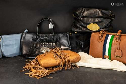 Collection of 5 Designer Leather Handbags, all with original...