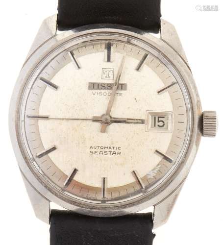 A Tissot stainless steel self-winding gentleman's wristwatch...