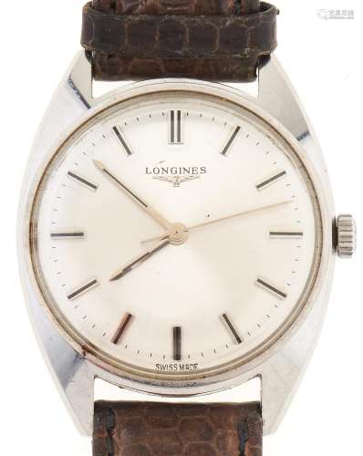 A Longines stainless steel gentleman's wristwatch Good condi...
