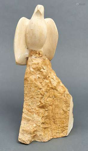 Modern British School - Bird, Hopton Wood stone sculpture, 5...