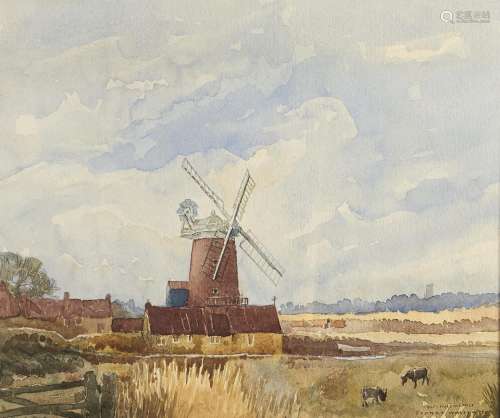 Sidney Walton, 20th c - Cley Mill Norfolk, signed, dated '72...