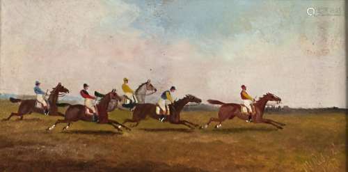 Philip Hincheman Rideout (1842-1920) - Horse Racing Scenes, ...