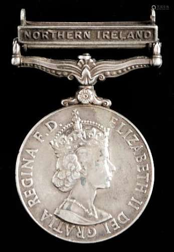General Service Medal, one clasp Northern Ireland 25180034 P...