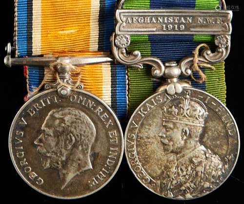 World War I British War Medal and India General Service Meda...