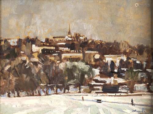 Roger Shantz, 1986 - Highgate in Winter, signed, dated and i...