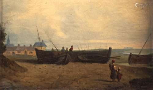 Lars Theodor (Tore) Billing (1817-1892 - Scene in a Fishing ...