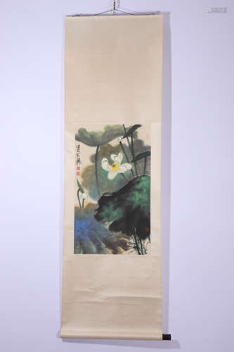 A Chinese Painting of Lotus