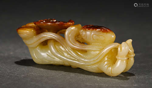 A Carved Archaistic Jade Decoration