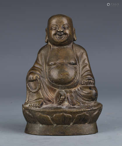 A Bronze Seated Figure of Maitreya