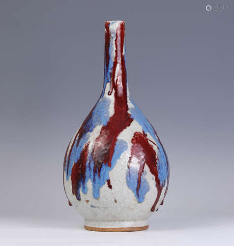 A Flambed Glaze Porcelain Vase