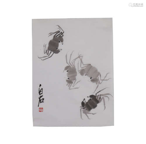 A Chinese Painting of Crabs