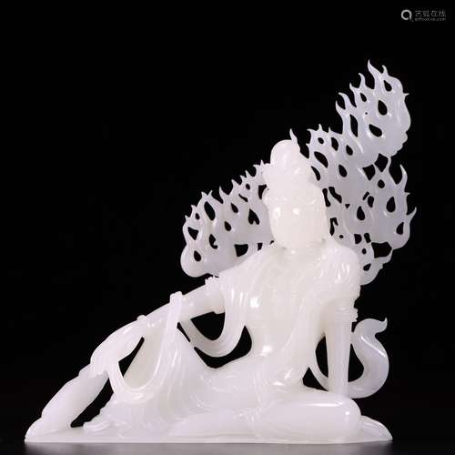 Nephrite Bodhisattva