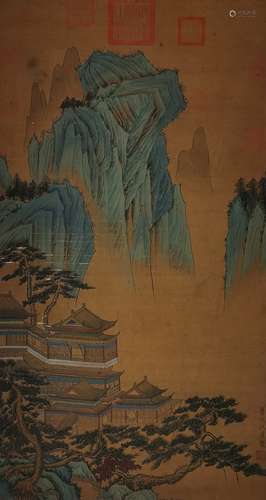 Chinese Landscape Painting by Qiu Ying