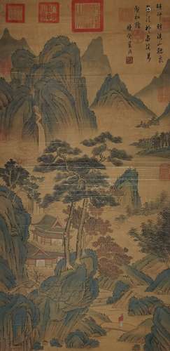 Chinese Landscape Painting by Lan Ying