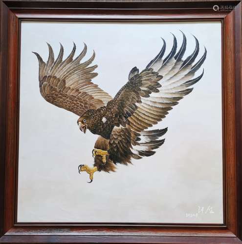 Eagle，A North Korean Oil Painting