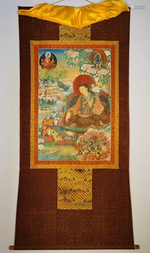 A Thangka Depicting Padmasambhava Tibet