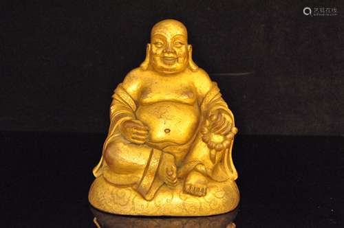 A Gilt Bronze Tibetan Buddhism Figure of Maitreya