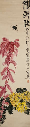 Chinese Flower Painting by Qi Baishi