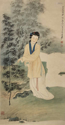 The Noble Lady，Painting by Zhang Daqian