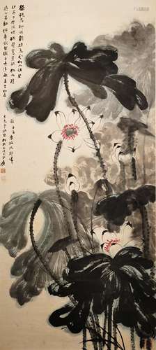 Chinese Bird-And-Flower Painting by Zhang Daqian