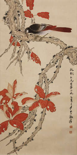 Chinese Bird-And-Flower Painting by Zhang Daqian