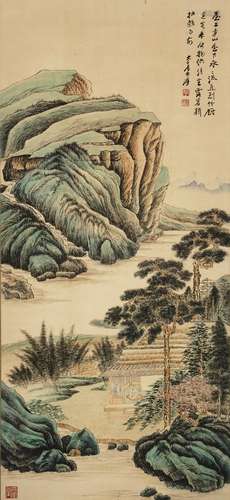 Chinese Landscape Painting by Zhang Daqian