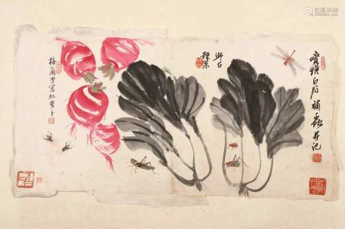 chinese Mei lanfang's painting