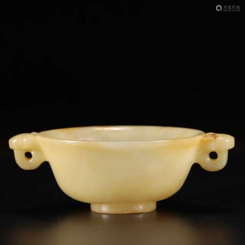 chinese hetian jade brush washer