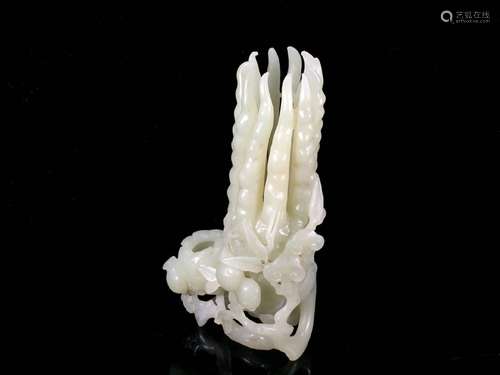 chinese hetian jade carving of finger citron