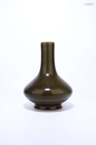 chinese teadust glazed porcelain vase