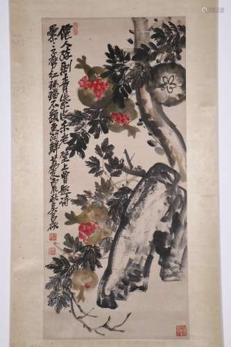 chinese wu changshuo's painting