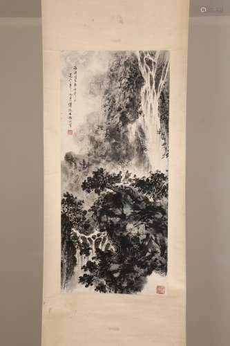 chinese fu baoshi's painting