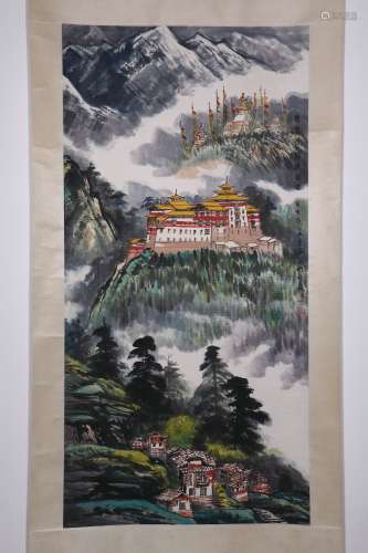 chinese Miao chongan's painting