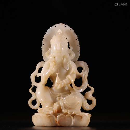 chinese hetian jade ornament of buddha