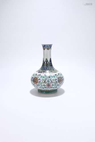 chinese blue and white doucai porcelain vase