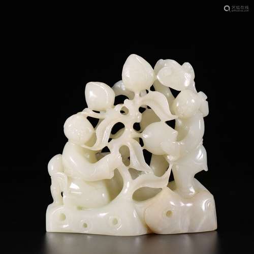 chinese hetian jade carving