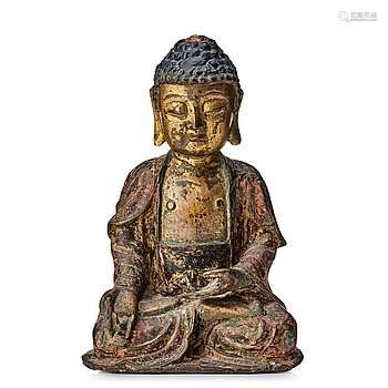 Buddha, brons. Mingdynastin (1368-1644).