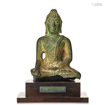 Budda, brons. Siam, Sawankalok, 700/800-tal.